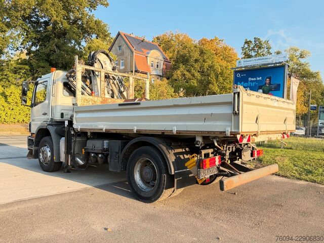 Kipper LKW MERCEDES-BENZ Axor 1833 4x2 Kipper Kran 13m FUNK AHK
