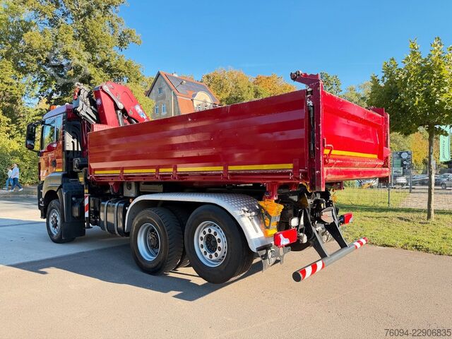 Kipper LKW MAN TGS 28.440 6x4-4 ALLRAD KRAN 16m KIPPER