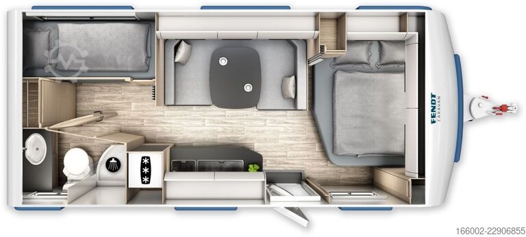 Przyczepa kempingowa FENDT Apero Activ 560 SKM Klimaanlage Truma Aventa Com