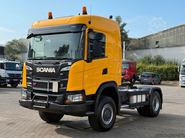 واحد کشنده استاندارد SCANIA G450 XT 4x4 Euro 6 SZM Kipphydraulik Blatt /Luft