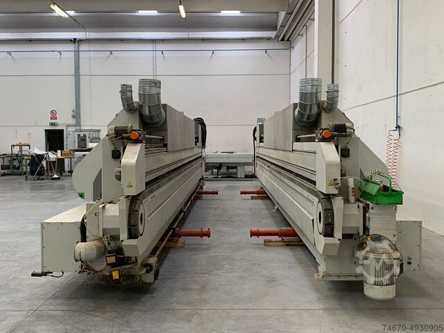 ДВУХПЛЕЧЕВАЯ МАШИНА ДЛЯ НАНЕСЕНИЯ КЛЕЯ НА КВАДРАТЫ PU BIESSE STREAM SB 2