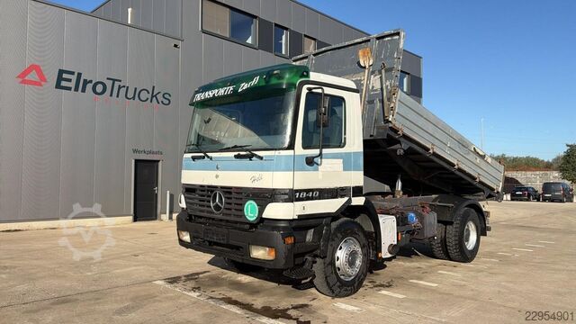 3-way tipper Mercedes-Benz Actros 1840 (LAMES / STEEL SUSPENSION / V6 / MP...