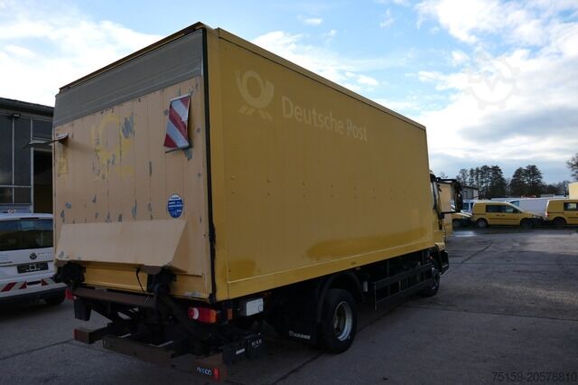 Furgons ar kasti iveco EuroCargo ML 75 E 16 P LBW LUFT AUTOMATIK COC EURO-5 Koffer-Innenlänge 5,5m