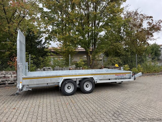 تریلر کفی کم ارتفاع Möslein TT 11-E6x2  Tieflader für Fräsen breiten Rampen, Neu
