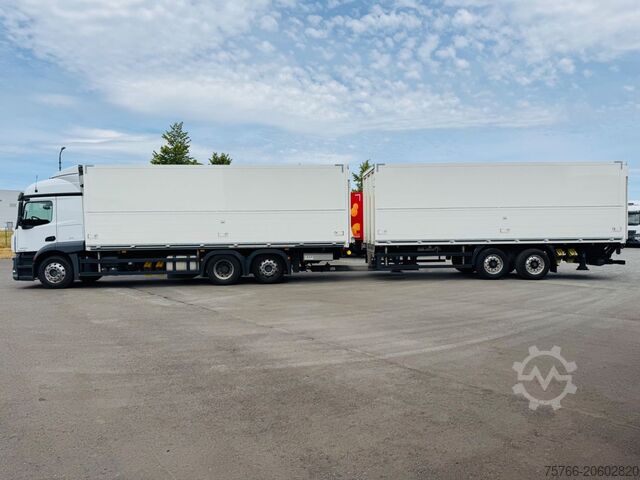 משאית משקאות MERCEDES-BENZ ACTROS 2540 L/ 2 x LBW / LENKACHSE / KOMPLETTZUG