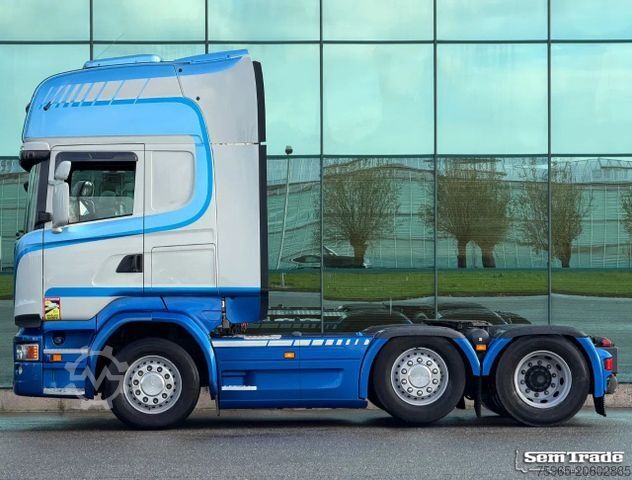 Τυπική μονάδα τράκτορα SCANIA R450 TOPLINE 6X2 TWINSTEER RETARDER 2X TANKS PAR