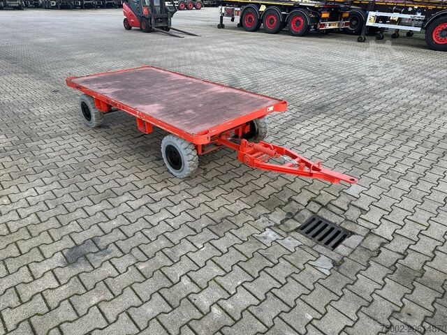 Camión plataforma Mafi double-steered and connectable heavy-duty trail...