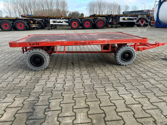 Camión plataforma Mafi double-steered and connectable heavy-duty trail...