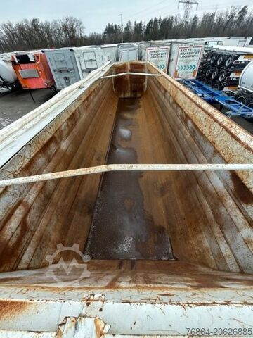 مقطورة نصف قلابة MEGA SCHROTT-KIPPMULDE, PORTALTüREN, SAF ACHSE, LIFTACHSE