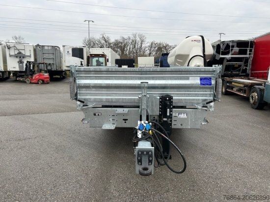 Trailer gandeng low loader MöSLEIN TANDEMKIPPER-TIEFLADER, 3 SEITENKIPPER MIT EINSCHUBRAMPEN