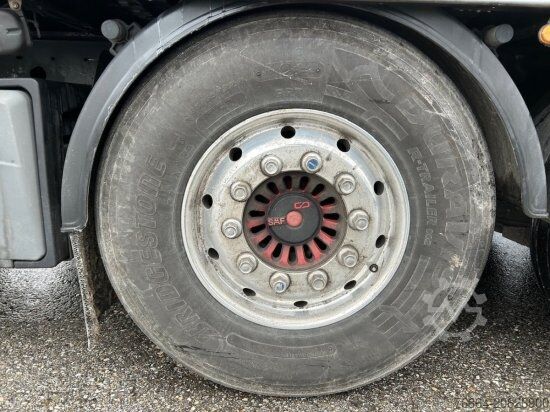 Semirimorchio con pianale mobile KNAPEN K200/KT01 SCHUBBODEN, 6MM, LIFTACHSE, SAF-ACHSEN, ALU-FELGEN, ROLLPLANE