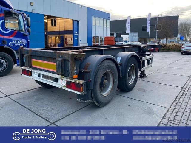 Container transport Renders Euro 700 / Container Chassis / 20 FT