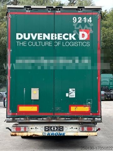 Semirremolque abierto con toldo KRONE SD Pritsche + Plane Edscha-Verdeck