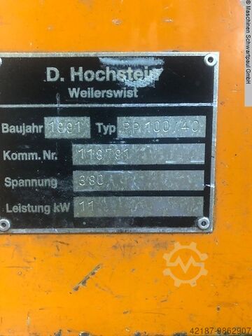 Vier-koloms pers - hydraulisch HOCHSTEIN PP 100 / 40