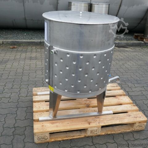 221 literes fűthető/hűthető V4A tartály B0074