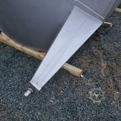 10000 literes keverőtartály V4A anyagból, gerendás keverővel A&B Apparate- & Behältertechnik Heldrungen GmbH K0188