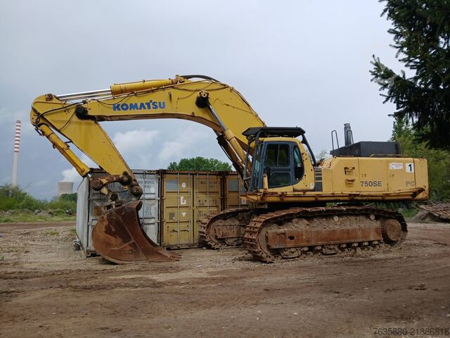 Miniekskavators Komatsu PC 750 SE
