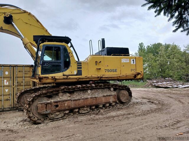 Miniekskavators Komatsu PC 750 SE