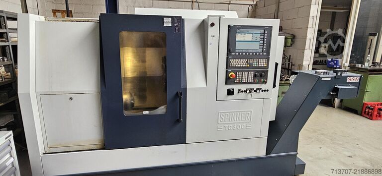 CNC torna tezgahı Spinner TC600 52MC