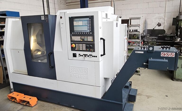 CNC torna tezgahı Spinner TC600 52MC