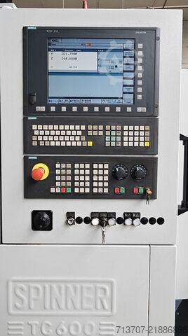 CNC torna tezgahı Spinner TC600 52MC