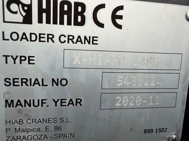 Kamion dizalica MAN TGS TGS 35.470 8x2/6 BL HIAB X-Hipro 548 E-6 + ...