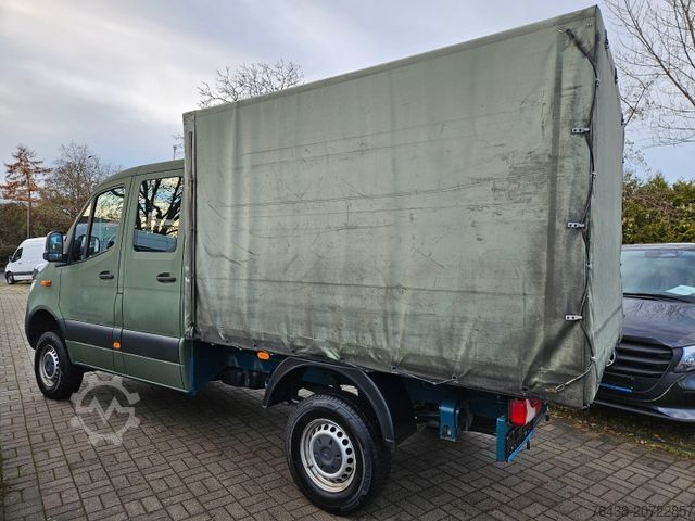 Curtain sider van MERCEDES-BENZ Sprinter 314 cdi DoKa|4x4 AWD|ex-BW|TÜV+ÖLneu