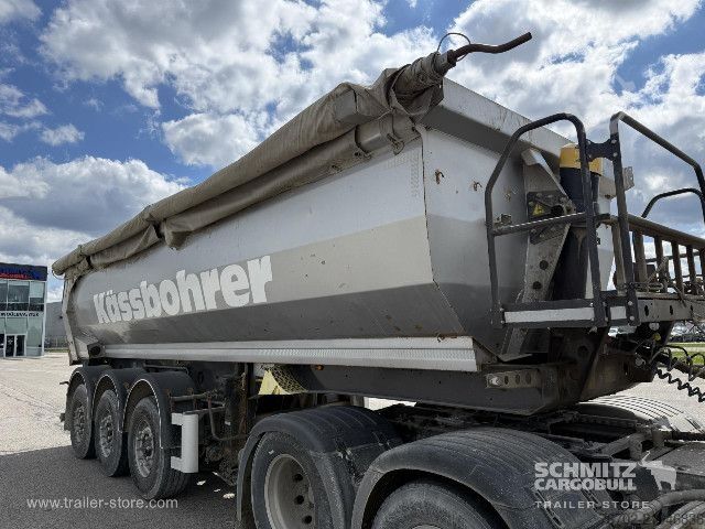 ダンプセミトレーラー Kässbohrer Tipper Steel half pipe body 27m³