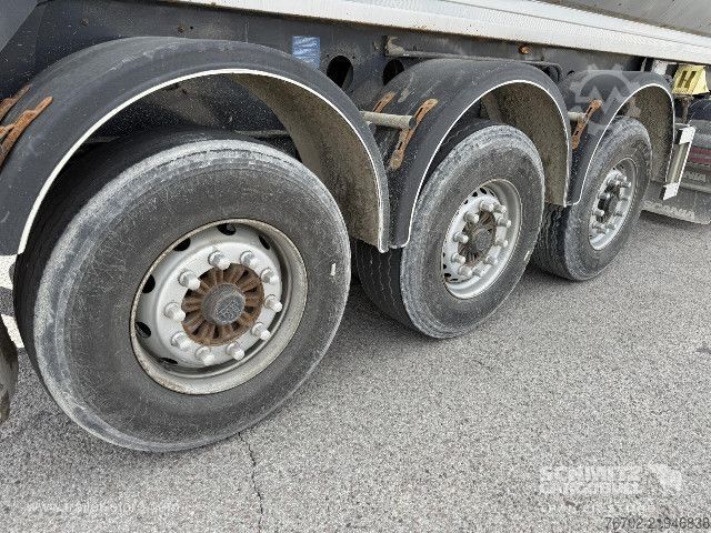 ダンプセミトレーラー Kässbohrer Tipper Steel half pipe body 27m³