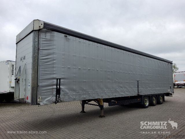 Atvērta puspiekabe ar tentu Schmitz Cargobull Curtainsider Mega Getränke