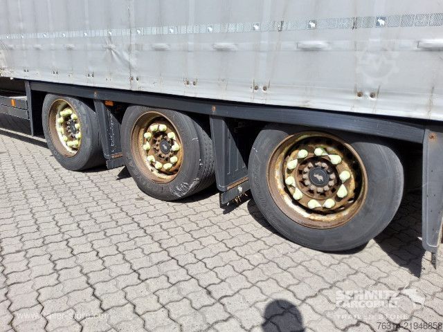Atvērta puspiekabe ar tentu Schmitz Cargobull Curtainsider Mega Getränke