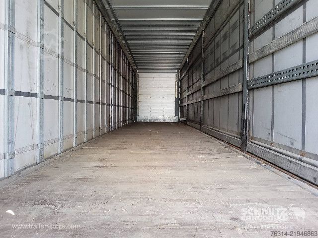 Atvērta puspiekabe ar tentu Schmitz Cargobull Curtainsider Mega Getränke