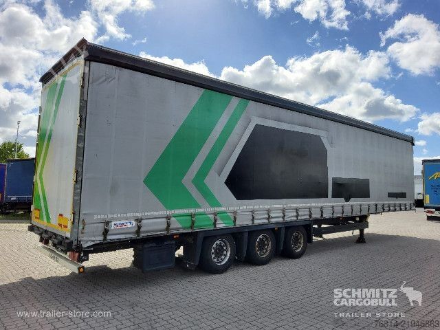 Atvērta puspiekabe ar tentu Schmitz Cargobull Curtainsider Mega Getränke