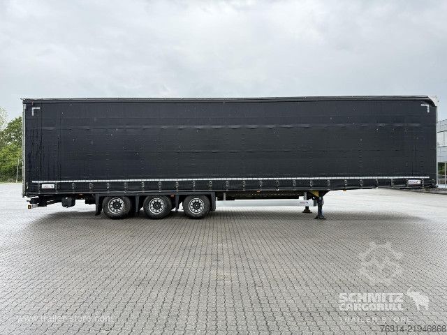 Atvērta puspiekabe ar tentu Schmitz Cargobull Curtainsider Mega Getränke