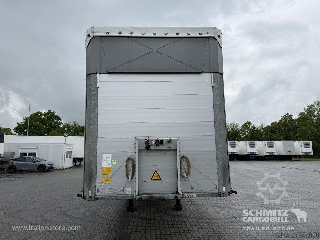 Atvērta puspiekabe ar tentu Schmitz Cargobull Curtainsider Mega Getränke