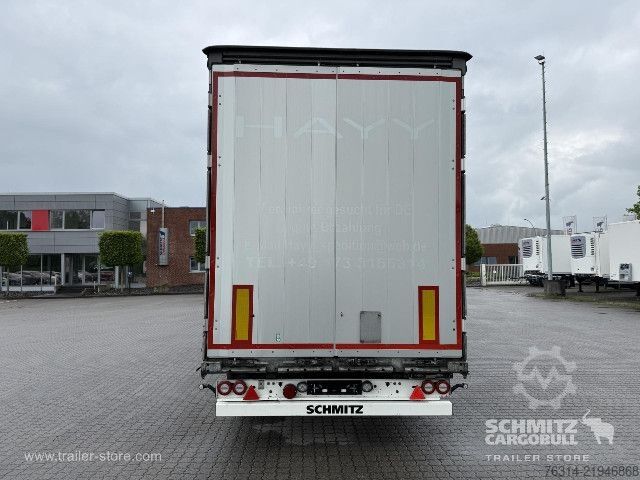 Atvērta puspiekabe ar tentu Schmitz Cargobull Curtainsider Mega Getränke