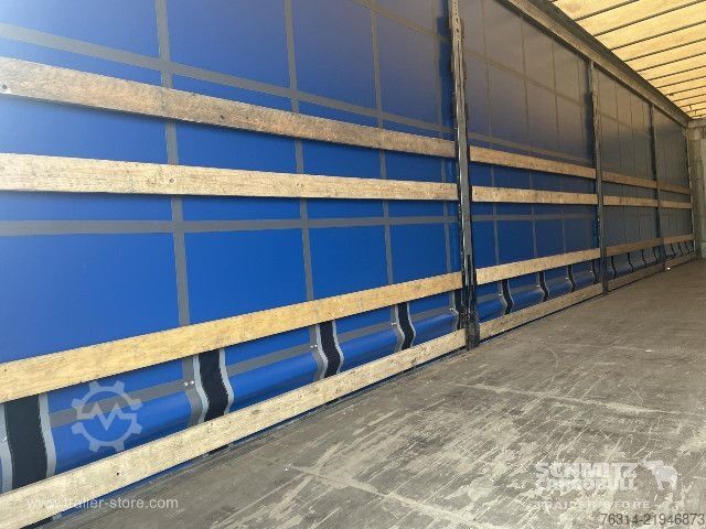Atvērta puspiekabe ar tentu Schmitz Cargobull Curtainsider Mega Getränke