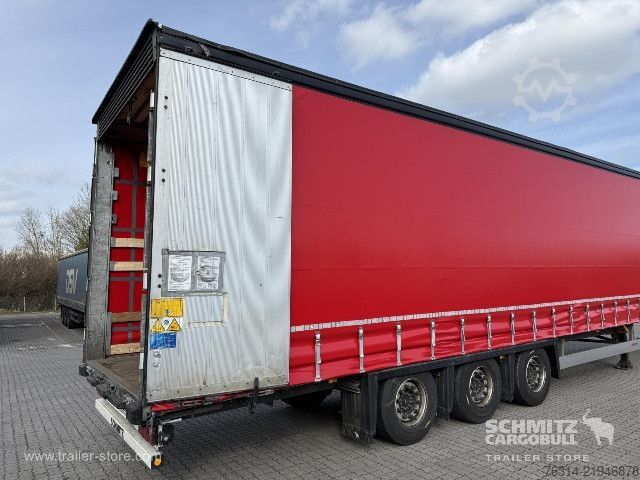 Atvērta puspiekabe ar tentu Schmitz Cargobull Curtainsider Mega Getränke