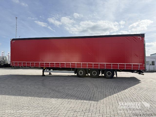 Atvērta puspiekabe ar tentu Schmitz Cargobull Curtainsider Mega Getränke