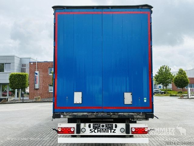 Atvērta puspiekabe ar tentu Schmitz Cargobull Curtainsider Standard Getränke