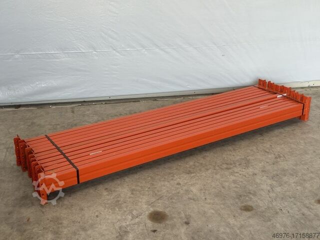 Склад с високи етажи Траверс на палетни стелажи META (Thyssen) / 2.700 mm / Kastenprofil: 140 x 50 mm / orange