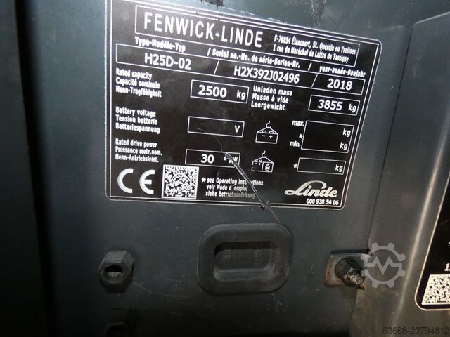 รถยกดีเซล Linde H25D -02-392