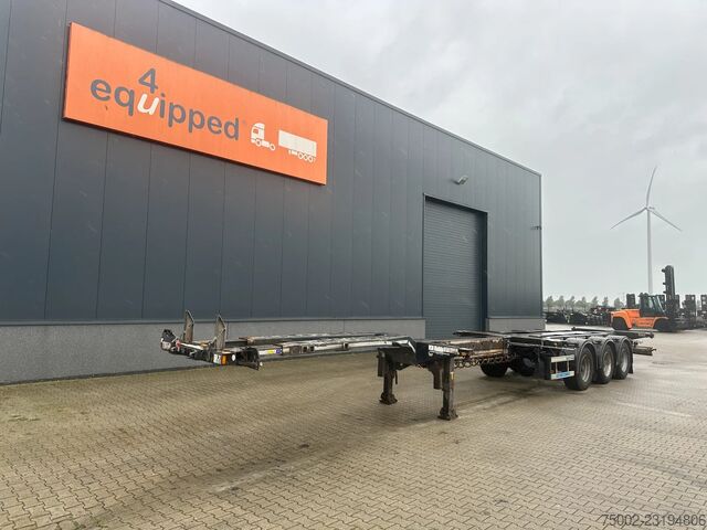  D-TEC FLEXITRAILER / 45FT HC MULTI / drumbrakes / lif...