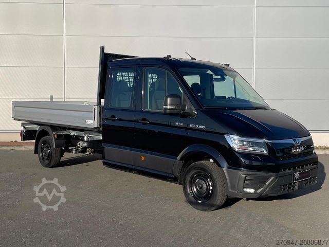 Kiepwagen bestelauto MAN TGE 3.180 Pritsche KIPPER DOKA LR 4x4 ACC LED