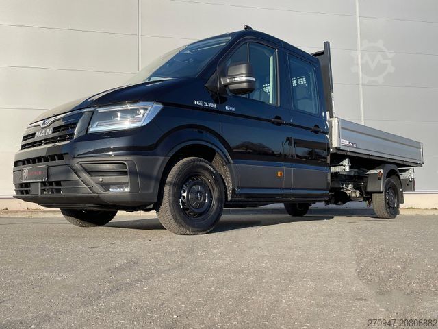 डम्पर वैन MAN TGE 3.180 Pritsche KIPPER DOKA LR 4x4 ACC LED