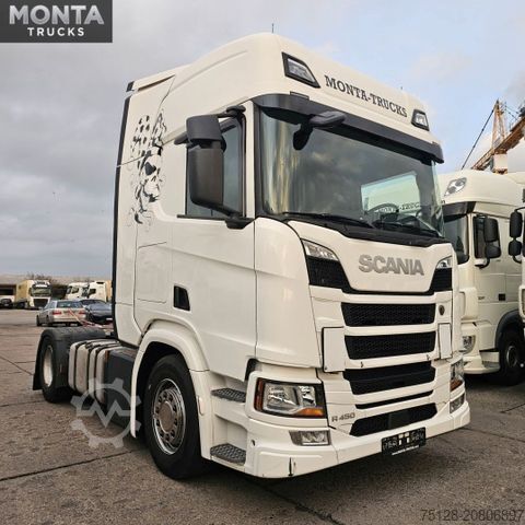 मानक ट्रैक्टर यूनिट SCANIA R 450, Retarder, Standklima, 2 Tanks,1. Hand TÜV