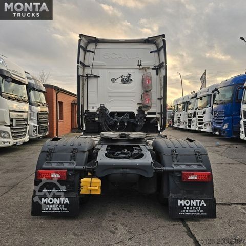 मानक ट्रैक्टर यूनिट SCANIA R 450, Retarder, Standklima, 2 Tanks,1. Hand TÜV