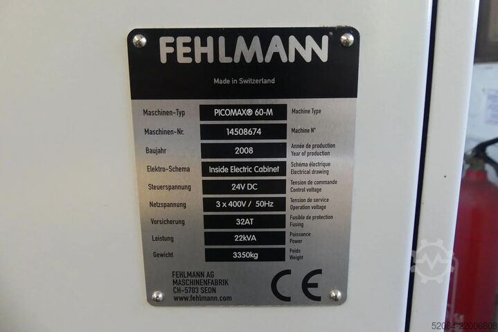 5-axligt CNC-bearbetningscenter FEHLMANN PICOMAX 60-M