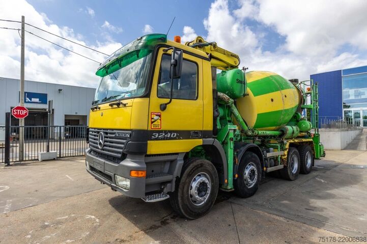 Блендер MERCEDES ACTROS 3240 BB+STETTER 8m3 + FLECHE 24ML