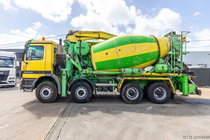 Блендер MERCEDES ACTROS 3240 BB+STETTER 8m3 + FLECHE 24ML